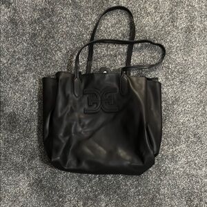Black Designer Tote Bag